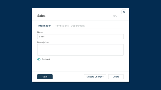 Creating Usergroups