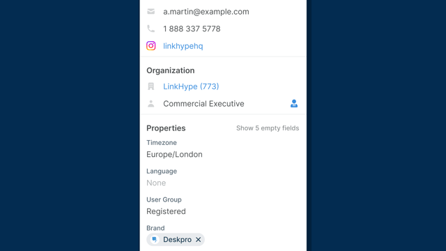 Custom Fields