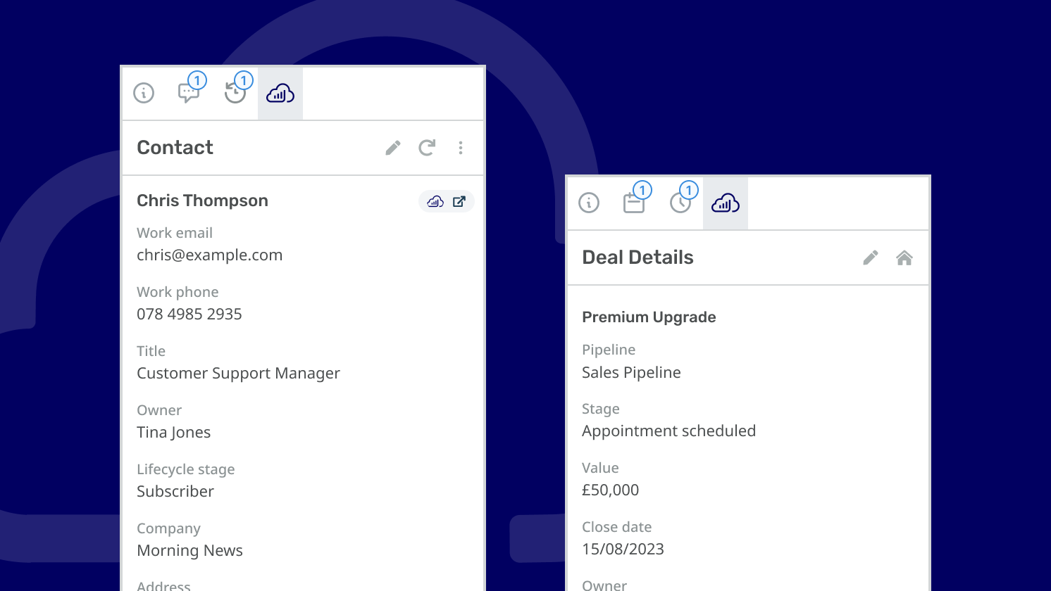 Sellsy screenshot